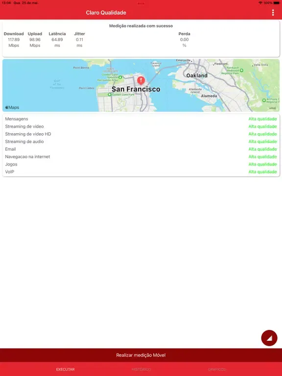 Claro Qualidade iPad  سکرین شاٹس