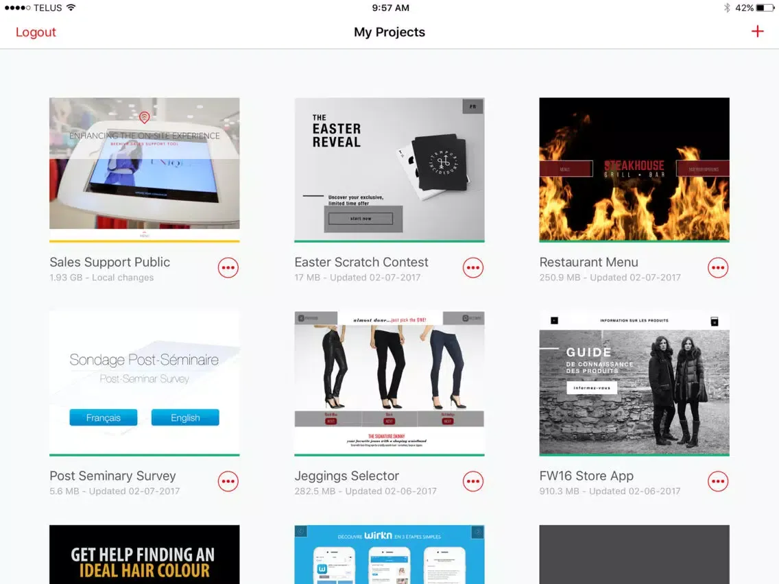 Beehivr iPad  Ekran Görüntüleri