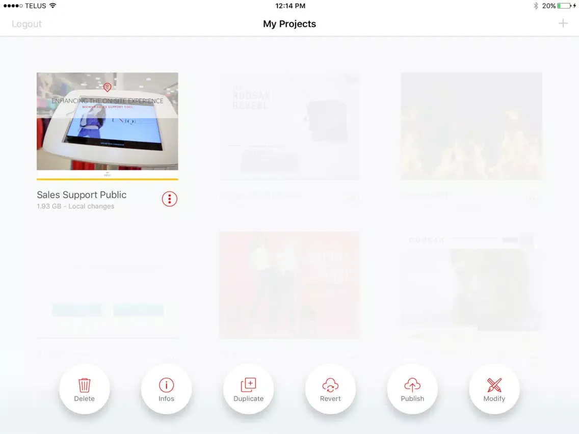 Beehivr iPad  Ekran Görüntüleri