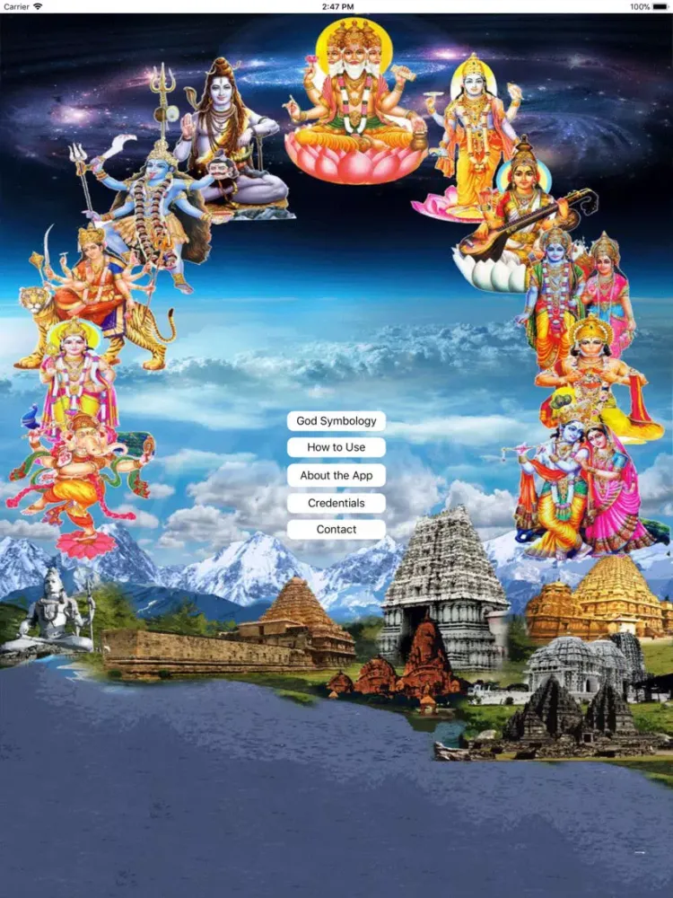 Hindu God Symbology iPad  स्क्रीनशॉट