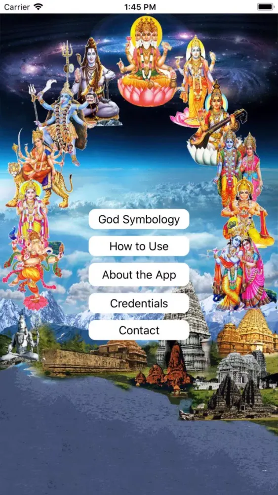 Hindu God Symbology स्क्रीनशॉट