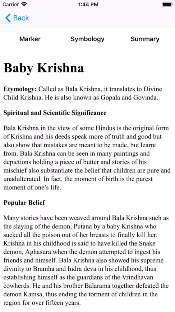Hindu God Symbology स्क्रीनशॉट