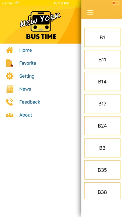 NYC Bus Time 2020 Screenshots