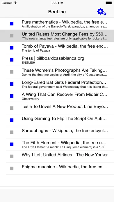 BeeLine Reader Screenshots