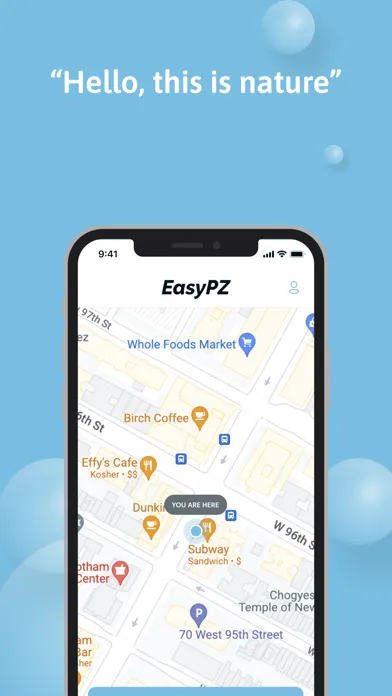 Скриншоты EasyPZ - Toilet Finder App