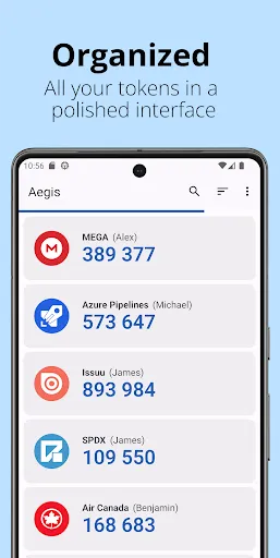 Aegis Authenticator - 2FA App應用截圖