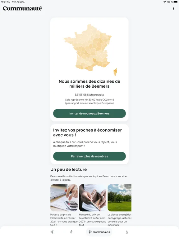 Beem Energy iPad  Screenshots