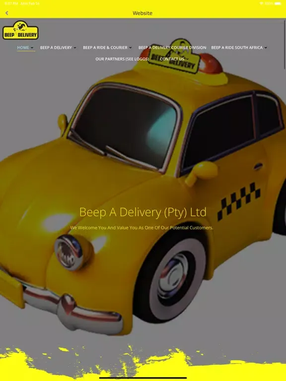 Beep A Delivery Malmesbury iPad  スクリーンショット