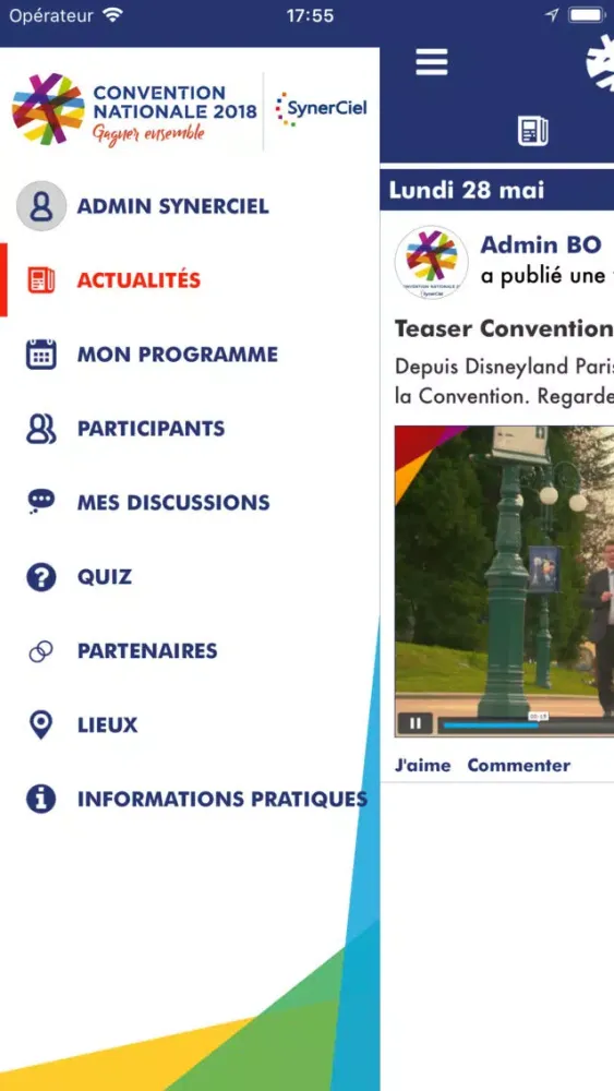 Captures d'écran de SynerCiel 2018