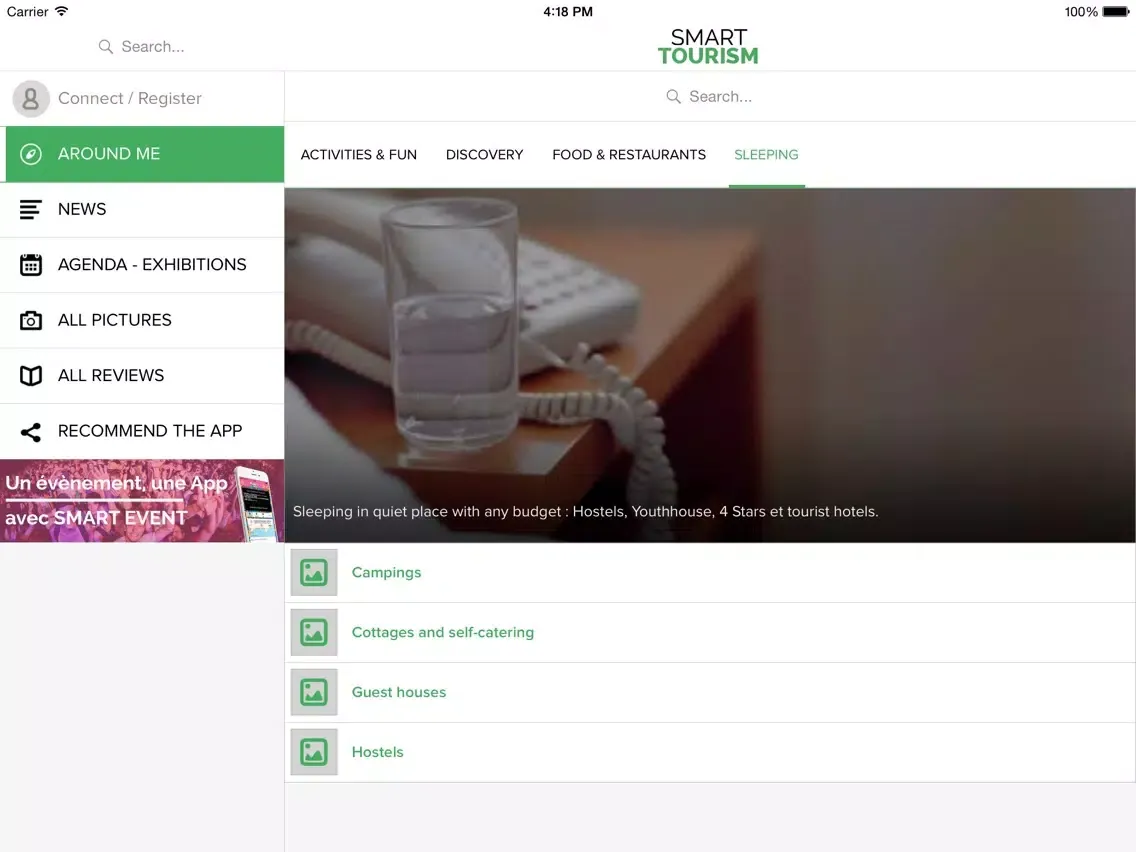 Скриншоты Smart Tourism iPad 