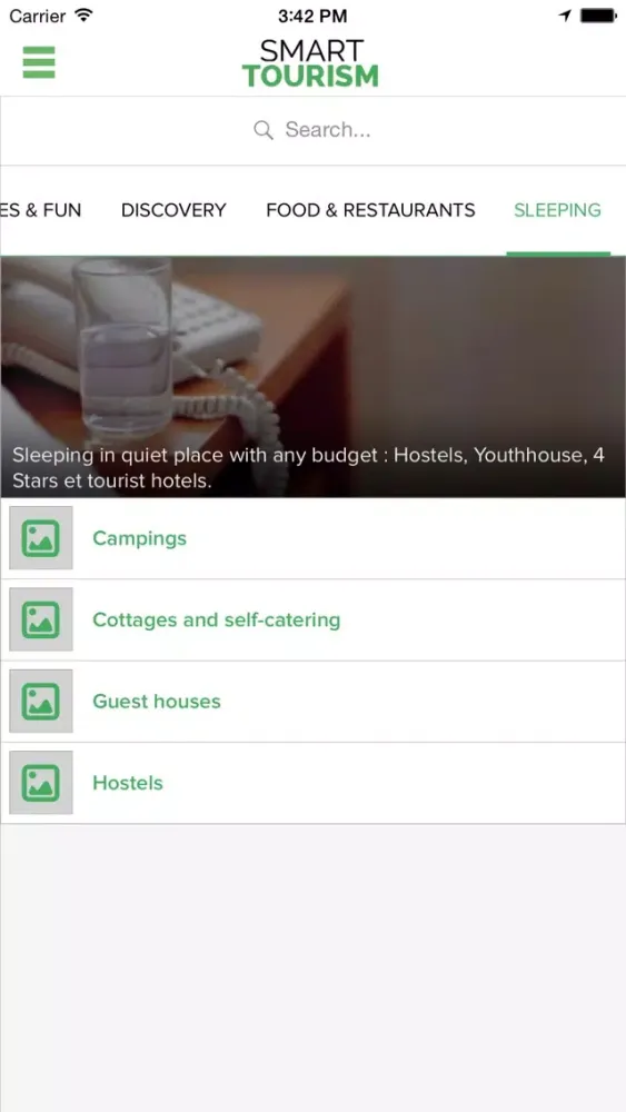 Скриншоты Smart Tourism