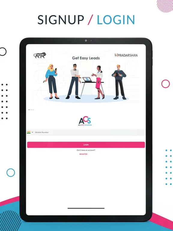 ACS Partner iPad  Screenshots