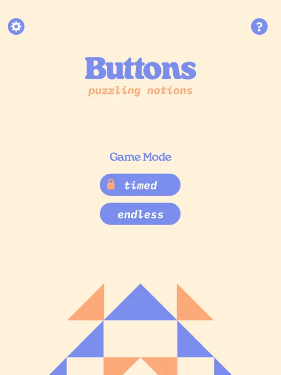 Buttons — Puzzling Notions iPad 應用截圖