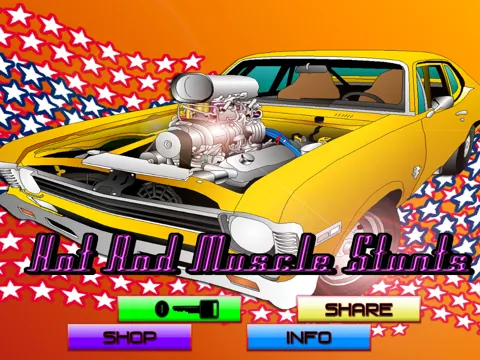 Hot Rod Muscle Stunts iPad  Screenshots