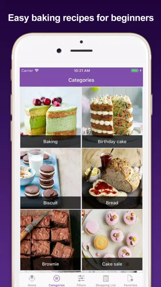 Cakes & baking recipes Screenshots