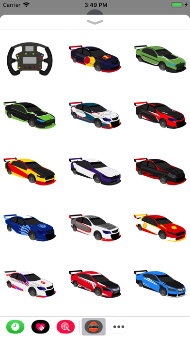 V8 Bathurst Supercars Stickers应用截图