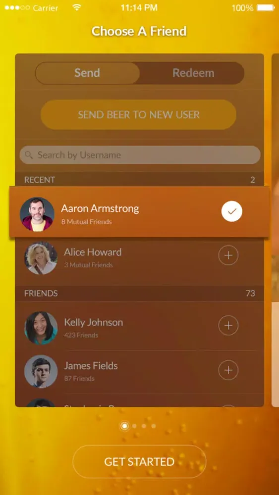 Tangkapan skrin BeerYou: The Beer Gifting App!