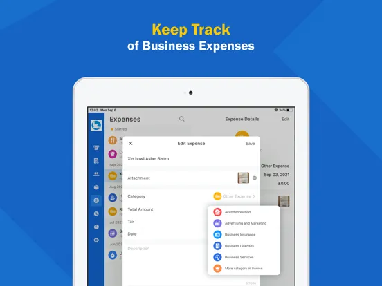 تصاویر Invoice Maker · iPad 