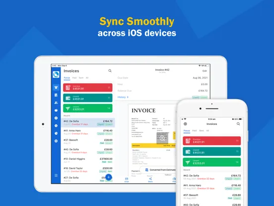 تصاویر Invoice Maker · iPad 