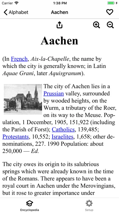 Catholic Encyclopedia Offline Screenshots