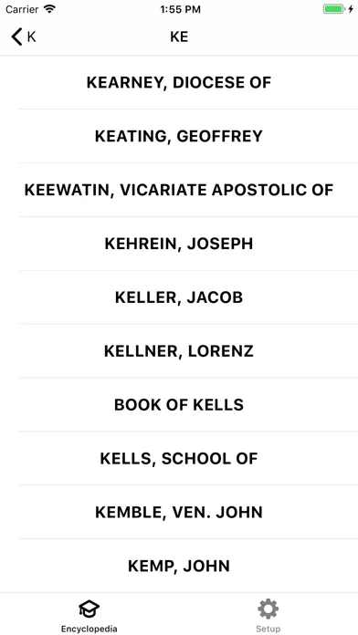 Catholic Encyclopedia Offline Screenshots