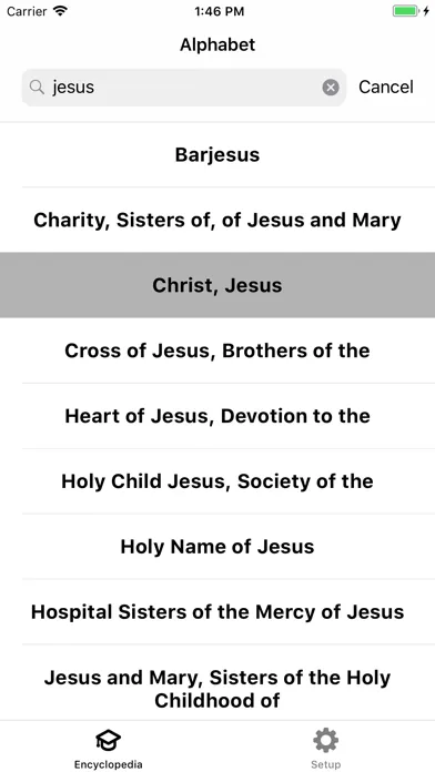 Catholic Encyclopedia Offline Screenshots