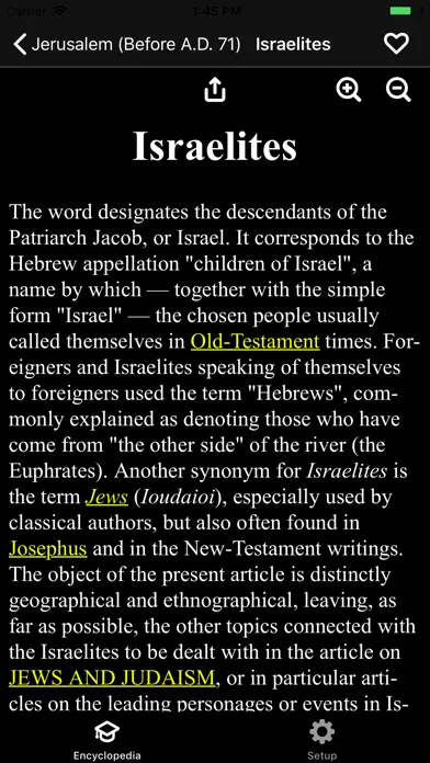 Catholic Encyclopedia Offline Screenshots