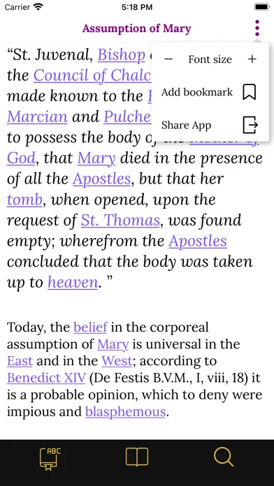 Tangkapan layar Catholic Encyclopedia