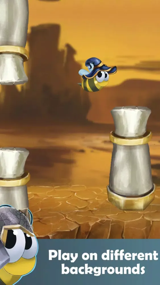 Capturas de pantalla de Flappy Bee! by Bee the Swarm™
