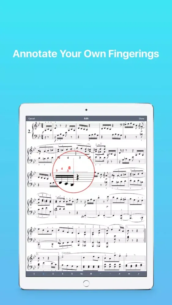 Zrzuty ekranu Beethoven: Bagatelles Op. 126