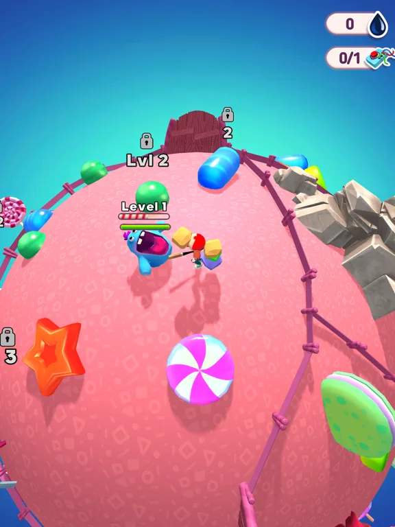 Capturas de pantalla de Candy Planet: Monster Invaders iPad 
