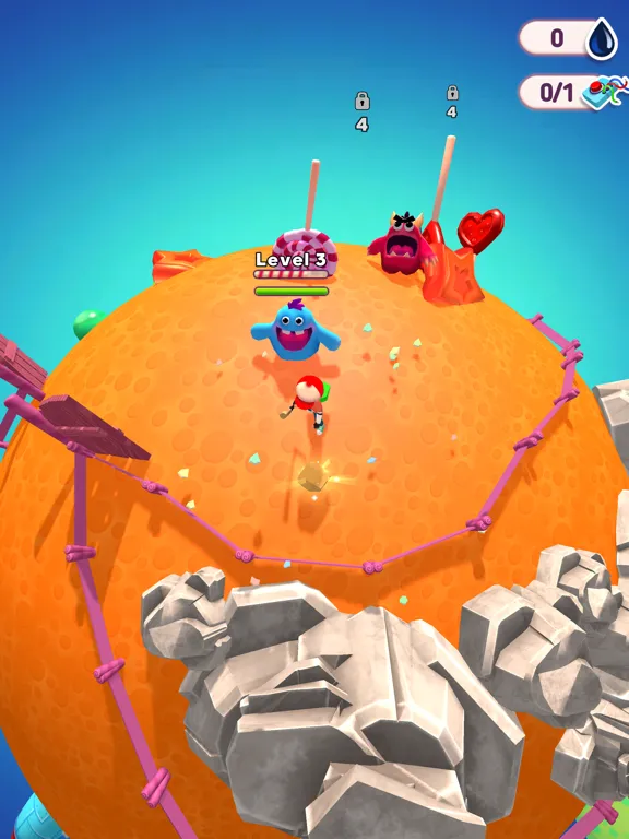 Capturas de pantalla de Candy Planet: Monster Invaders iPad 