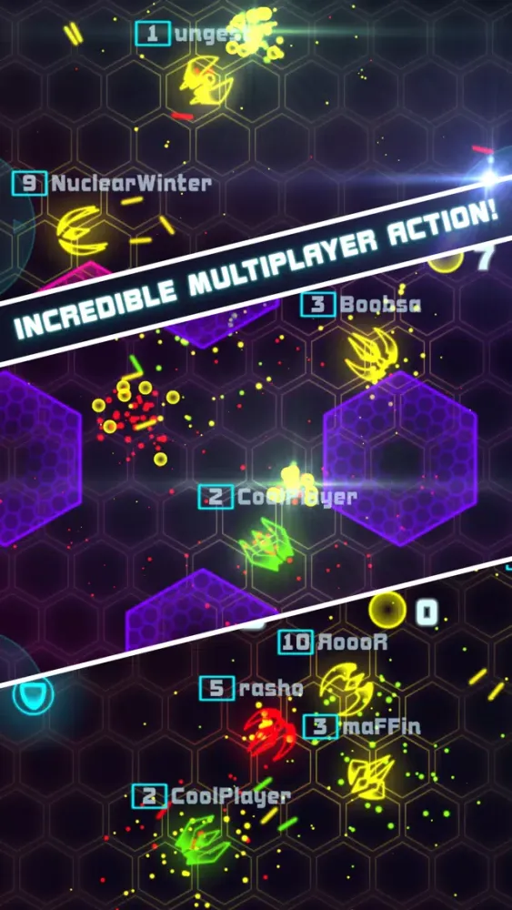 Tangkapan skrin Neon Battleground