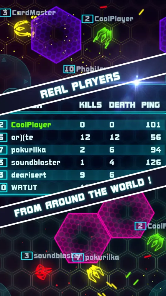 Tangkapan skrin Neon Battleground
