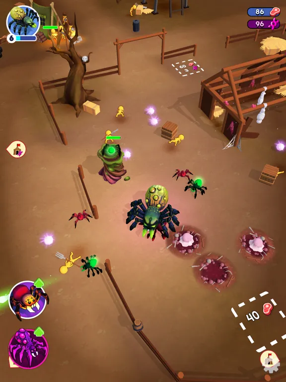 Ảnh chụp màn hình của The Spider Nest: Eat the World iPad 
