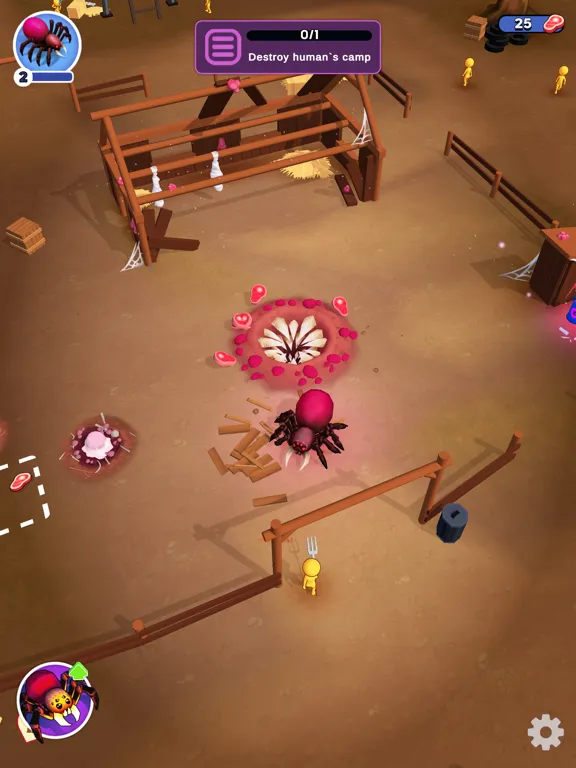 Ảnh chụp màn hình của The Spider Nest: Eat the World iPad 