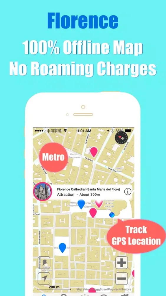 Florence travel guide and offline city map, Beetletrip Augmented Reality Florence Metro Train and Walks سکرین شاٹس