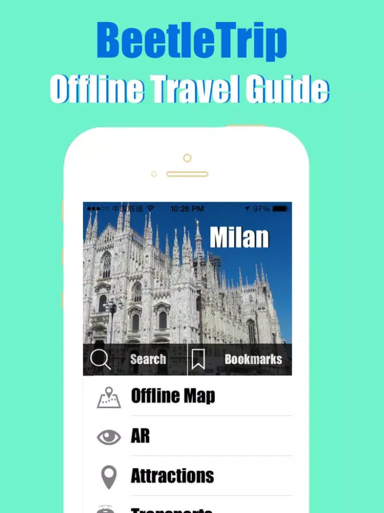 Screenshot di Milan travel guide and offline city map, Beetletrip Augmented Reality Milan Expo Metro Train and Walks iPad 