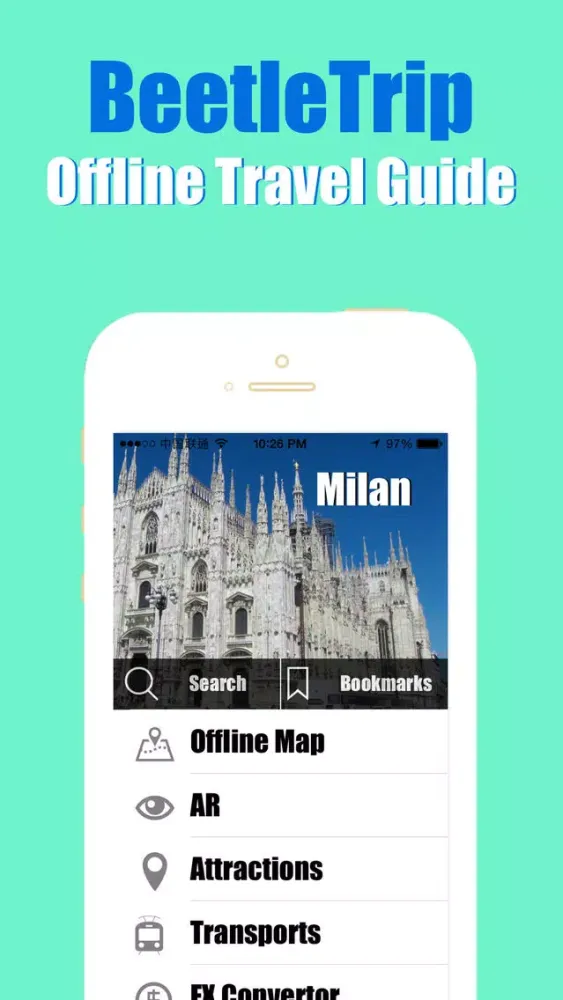 Screenshot di Milan travel guide and offline city map, Beetletrip Augmented Reality Milan Expo Metro Train and Walks