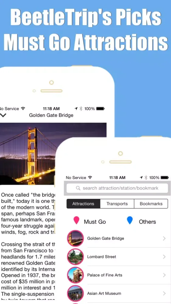 San Francisco travel guide offline city metro map Screenshots