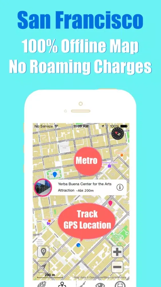 San Francisco travel guide offline city metro map Screenshots