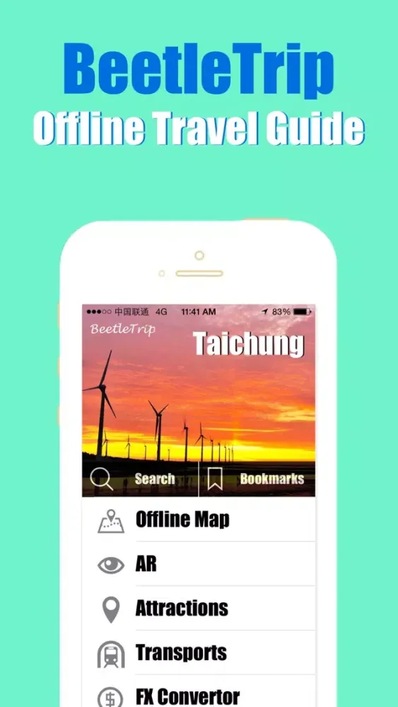 Capturas de pantalla de Taichung travel guide and offline city map, Beetletrip Augmented Reality Taiwan Metro Train and Walks