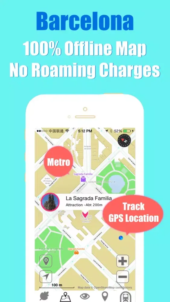 Barcelona travel guide with offline map and España metro transit by BeetleTrip স্ক্রিনশট