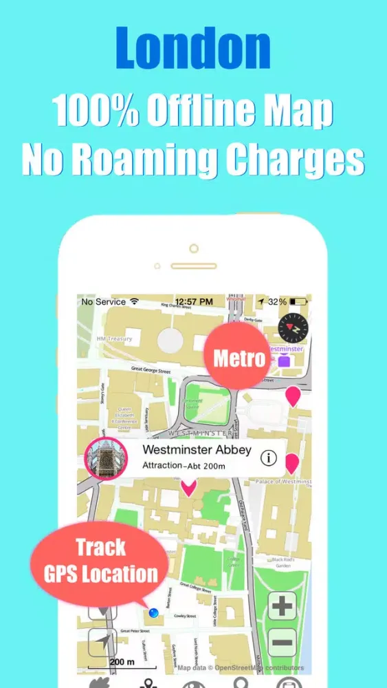 London travel guide with offline map and tube metro transit by BeetleTrip应用截图