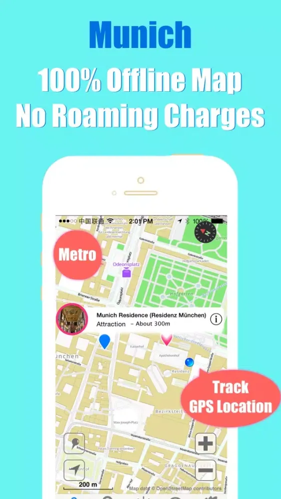 Munich travel guide with offline map and München u-bahn metro transit by BeetleTrip スクリーンショット
