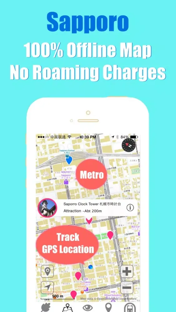 Sapporo travel guide with offline map and Hokkaido metro transit by BeetleTrip 스크린샷