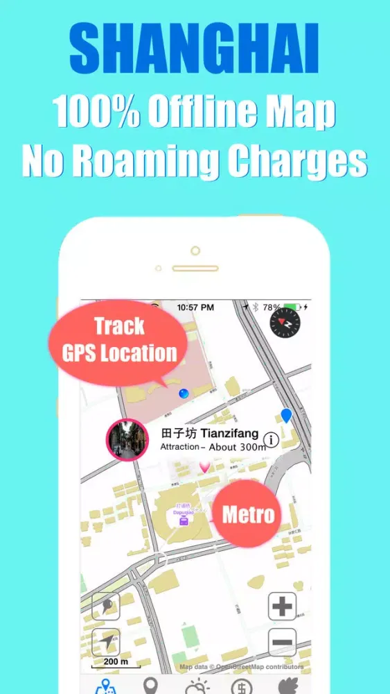 Captures d'écran de Shanghai travel guide with offline map and metro transit by BeetleTrip