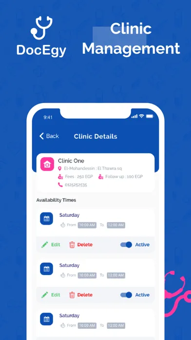 Ảnh chụp màn hình của DocEgy For Doctor