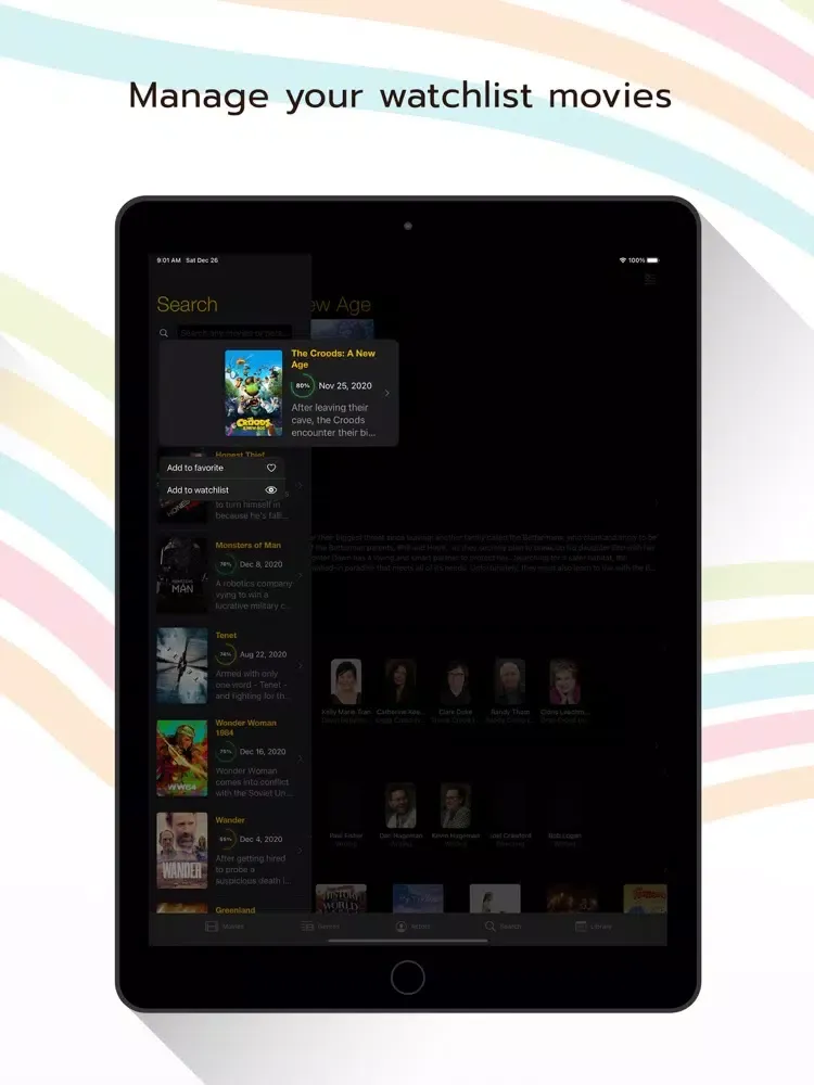 ภาพหน้าจอของ BeeTV Movies iPad 