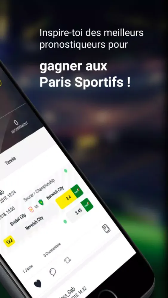 BeeVora : Le réseau des pronos应用截图